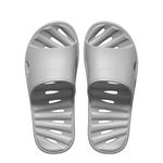 JoWebb Shower Slippers for Women Men, Quick-Drying Shower Shoes, Anti-Slip Slippers for Bath Swimming Pool Summer Beach Sandals Silk Grey 7.5/8 UK