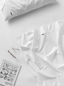 Linen House 500TC Cotton Sateen Sheet Set, Split King, White