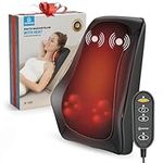 COMFIER Back Neck Massager for Back Neck Pain Relief, Shiatsu Neck and Shoulder Massager with Heat, 3D Kneading Massagers for Back and Neck,Massage Pillow as Gifts for Dad Moms Men Women US