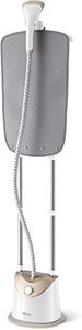 Philips EasyTouch Steamer De Pie - 1800W, 35 g/min De Vapor Continuo. 5 Ajustes De Vapor, Depósito De Agua De 1,4 L, Descalcificación Con Aclarado Fácil, Placa De Vapor Grande, Blanco (GC488/60)