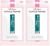 Sally Hansen Moisturising Cuticle Rehab Oil, for Restoring Dry Cuticles - 8.8 ml (Pack of 2)