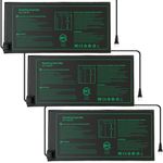 AUPETEK 3 Pack Seedling Heat Mat, Durable Waterproof Seed Germination Heating Mat, Warm Hydroponic Plant Heating Pad