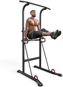 syzythoy Power Tower Height Adjustable Pull Up Bar & Dip Station Pull Up Station Calisthenics Fitness Strength Training Exercise Equipment for Home Gym 330LBS
