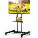 TVON Upgraded Mobile TV Stand on Wh