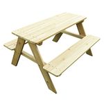 Merry Garden Kids Wooden Picnic Bench