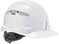 Vented Hard Hat Cap Style, Ratchet Suspension, Class C, Ergodyne Skullerz 8972 , White