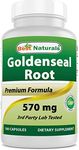 Best Naturals Goldenseal Root 570 mg 100 Capsules (100 Count (Pack of 1))