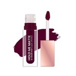 Swiss Beauty Hold Me Matte Liquid Lipstick | 12 Hours Stay | Non-Transfer Lipstick | Waterproof Lipstick with Intense Hydration| Shade - Wine Me, 4.5ml