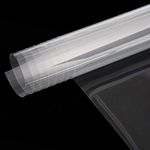 Clear Window Film Security and Safety 4Mil Anti Shatter Glass Protective Film Transparent Adhesive Vinyl for Home and Office, 60inch x 100feet