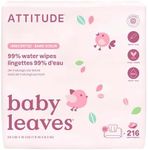 ATTITUDE Baby Water Wipes, EWG Veri