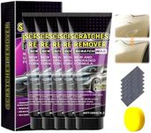 Yilia Nano Cloth Car Scratch Remover Set, Car Scratch Repair Paste Polishing Wax, Nano Cloth and Car Scratch Repair Paste, Magic Nano Cleaning Cloth Scratch Remover for Deep Scratch Repair (5 Sets)