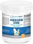 Cat Kidney Support Supplement for Normal Kidney Function in Cats. Natural Feline Kidney Cleanse Take with Any Kidney Cat Diet Food. Vet-Formulated 1/8 TSP a Day 60 Servings: Absorb One