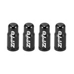 X AUTOHAUX 4pcs Tire Valve Caps French Dust Covers for Bicycle Road Bike Black