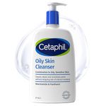 Cetaphil Oily Skin Cleanser, 473ml, Face Wash, For Combination to Oily Sensitive Skin, With Niacinamide, Packaging May Vary