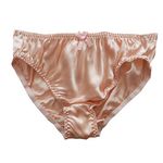 Panasilk Women Pure Mulberry Silk Panties Briefs Soft Underwear Size S M L XL (S,Pink)