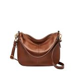 Fossil Women's Jolie Leather 27.94 Cms Brown Gym Shoulder Bag (Zb7716200)