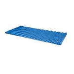 DMI Duro-Med 2-inch/ 5cm Blue Small Single Size Thick Convoluted Bed Pad