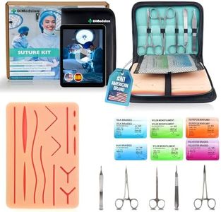 Suture Practice Kit for Medicine and Vet Students, Suture Kit for Suture Practice with Multilanguage Elearning, Suture Kit Practice Medical Student, Practice Suture Kit, Suturing Kit, Suture Kits