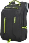 American Tourister Urban Groove Backpack, Black/Lime Green, 47 cm-27 L, Casual