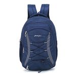 NORTH ZONE Stylish 15.6-inch Laptop Backpack for Office & Casual Use | Spacious & Durable Bag (Navy Blue)