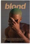 Meiluocan Frank Ocean Poster Blond Album Cover Poster Canvas Painting Wall Art Picture Home Decor Print For Bedroom Living Room Dorm Study Bar Office 12x18inch(30x45cm)