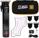 The Cut Buddy | Trim Buddy | Cordless Trimmer + 3 Attachment Guards + Shaping Tool for Men | Great for Beginners | for Shaping and Edging Hairline + Beard | As Seen on Shark Tank