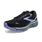 Brooks Women's Ghost 15 B Width Running Shoe (BRK-120380 1B 11633B0 10 (011) Black/JACARAND)