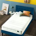 Zinus 6 Inch Foam and Spring Mattress / CertiPUR-US Certified Foams / Mattress-in-a-Box, Twin, White