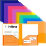 EOOUT 24pcs Folders with Pockets, P