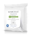 Marcelle Biodegradable and Recyclable Ultra-Gentle Makeup Cleansing Cloths, Sensitive Skin, Hypoallergenic, Fragrance-Free, Cruelty-Free, Paraben-Free, Oil-Free, Non-Comedogenic, Vegan, 25 Cloths