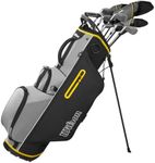 WILSON Men's Ultra HL Golf Club Set with Stand Bag Golf Complete Set Iron Wood Driver Bag (Left/Standard Length, with Steel Shaft)