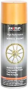 EASTUP Premium Crimson Gold Metallic Acrylic Enamel Wheel Paint - Brilliant Finish, High Durability, Fade-resistant, Quick Drying Rim Coating Spray Paint.