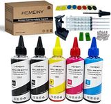 HEMEINY 5 Bottles Ink and Ink Refill Kits Compatible with Canon Ink Cartridges PG-275 CL-276 PG-275XL CL-276XL 275XL 276XLSeries