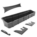 MaxMate Underseat Storage Box Compatible with 2015-2023 Ford F-150; 2017-2023 F-250 F-350 F-450 F-550 Super Duty | Crew Cab | Not for F150 XL & XLT 300A Trims | Rear Extra Cargo Store | CB5F2228MX