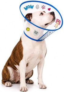 SILVER GRADE Dog Cone Collar for Recovery, Size XL, Neck Girth 16.1–18.9 in