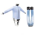 AEOLUS Iron Dryer Automatically Dries Irons Shirts Polo-Shirts Blouses Sweatshirts Pants Freshens up Clothes Ironing Vertical Drying Professional Upright Ironing 2 Programs 5YearsWarranty SA04 INOX