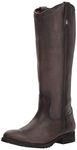 FRYE Women's Melissa Button Lug Tall Knee High Boot, Smoke, 4 UK