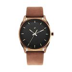 Fastrack After Dark Analog Mens Black Dial Leather Strap Watch for Guys-NS3273QL01