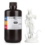 ELEGOO ABS-Like 3D Printer Resin 3.0, 405nm UV-Curing Photopolymer Resin for Mars Saturn Jupiter MSLA DLP LCD 3D Printing with Strength and Toughness, High Precision, Low Viscosity, White 1000g