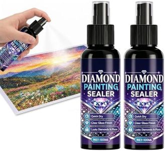 100ML Diamond Art Sealer, Crystal Rhinestones Painting Sealer Spray, 2PCS