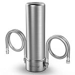 Waterdrop AS13 Under Sink Water Filter, 6 Stage Stainless Steel Under Sink Water Filtration System, No Drilling Required Water Filter System, NSF/ANSI 42 Certified, Reduce PFAS, PFOA/PFOS