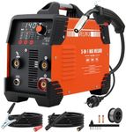 140A 230V MIG Welder Gasless, 3 in 