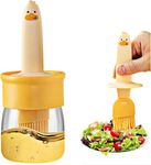 Sixfire Glass Olive Oil Dispenser for Kitchen, 2 in 1 Oil Dispenser Bottle with Silicone Basting Brush for Cooking Vinegar Sauce BBQ Grill Frying Baking,Air Fryer.