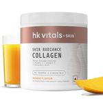 HealthKart hk vitals Skin Radiance Marine Collagen Supplement(Mango, 200g) |Vitamin C, E, Sodium Hyaluronate | For Healthy Skin, Hair & Nails