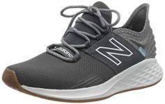 New Balance Men's Fresh Foam Roav V1 Running Shoe, Lead/Light Aluminum, 14 M