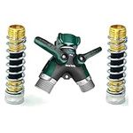 2 Way Hose Splitter + 2 Kink Free 8cm Hose Savers