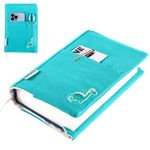 Canvas Book Covers with Iron-on Embroidery Patch, Washable Book Protector, Cute Book Cover for Paperback Novels, Adjustable Book Cover for Hardcover with Pockets for Pen, Book Lovers Gifts