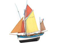 Artesania Latina – Wooden Ship Model Kit – French Fishing Boat, Tuna Boat Marie Jeanne – Model 22175, 1:50 Scale – Models to Assemble – Intermediate Level