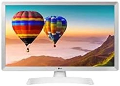 LG - 24TN510S- WZ - Monitor Smart TV da 60 cm (24") con schermo LED HD (1366 x 768, 16:9, DVB-T2/C/S2, WiFi, Miracast, 10 W, 2 x HDMI 1.4, 1 x USB 2.0, ottica, LAN RJ45, VESA 75 x 75), colore bianco