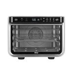 Ninja Foodi 10-in-1 Multifunction Oven, Fast Mini Oven, Countertop Oven, 10 Cooking Functions, Air Fry, Pizza, Grill, Roast, Bake, Toast, Bagel & more, Make Family-Size Meals, Silver/Black DT200UK